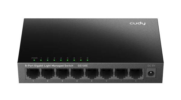 gs108e switch administrable léger gigabit à 8 ports