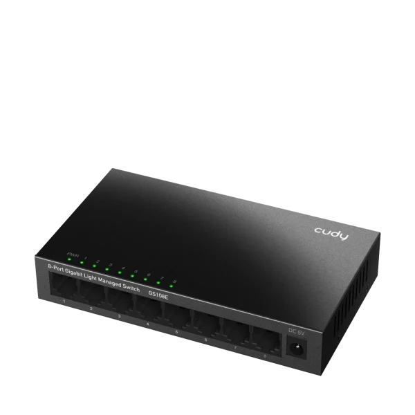 gs108e switch administrable léger gigabit à 8 ports